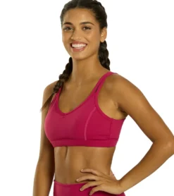 Everyday Yoga Radiant Solid Strappy Back Sports Bra