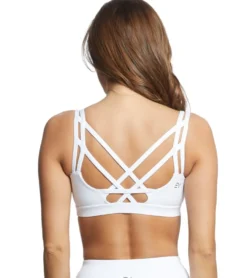 Everyday Yoga Radiant Solid Strappy Back Sports Bra