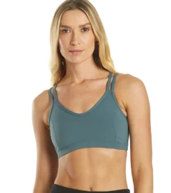 Everyday Yoga Radiant Solid Strappy Back Sports Bra