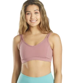 Everyday Yoga Radiant Solid Strappy Back Sports Bra