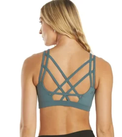 Everyday Yoga Radiant Solid Strappy Back Sports Bra