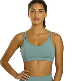 Everyday Yoga Radiant Solid Strappy Back Sports Bra