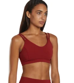 Everyday Yoga Radiant Solid Strappy Back Sports Bra