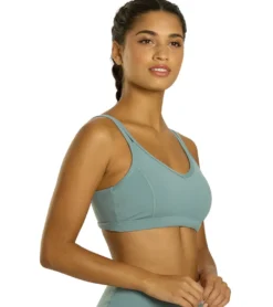 Everyday Yoga Radiant Solid Strappy Back Sports Bra