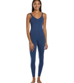 Everyday Yoga Radiant Solid Strappy Back Long Leotard 28