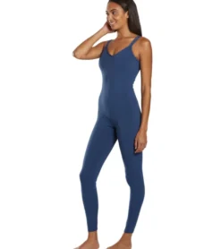 Everyday Yoga Radiant Solid Strappy Back Long Leotard 28