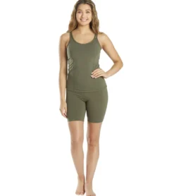 Everyday Yoga Radiant Solid Strappy Back Support Tank