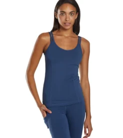 Everyday Yoga Radiant Solid Strappy Back Support Tank