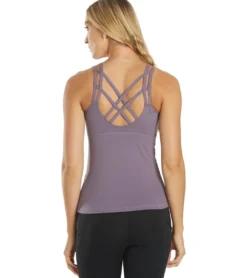Everyday Yoga Radiant Solid Strappy Back Support Tank