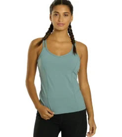 Everyday Yoga Radiant Solid Strappy Back Support Tank