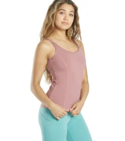 Everyday Yoga Radiant Solid Strappy Back Support Tank