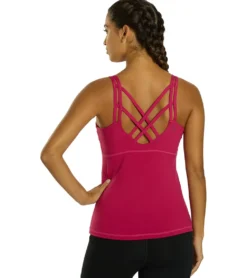 Everyday Yoga Radiant Solid Strappy Back Support Tank