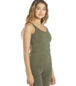 Everyday Yoga Radiant Solid Strappy Back Support Tank