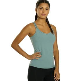 Everyday Yoga Radiant Solid Strappy Back Support Tank