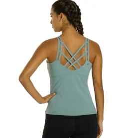 Everyday Yoga Radiant Solid Strappy Back Support Tank