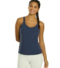 Everyday Yoga Radiant Solid Strappy Back Support Tank