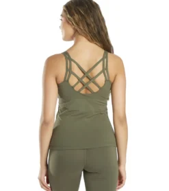 Everyday Yoga Radiant Solid Strappy Back Support Tank