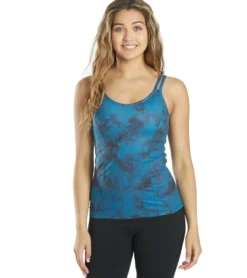 Everyday Yoga Tie Dye Radiant Strappy Back Support Tank