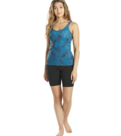 Everyday Yoga Tie Dye Radiant Strappy Back Support Tank