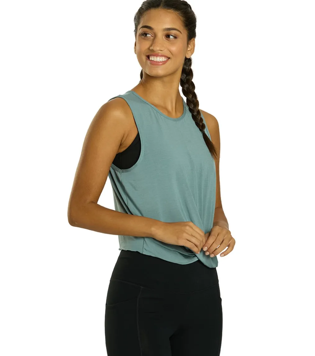 Everyday Yoga Twisted Layering Crop Tank