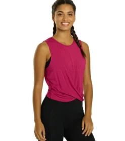 Everyday Yoga Twisted Layering Crop Tank