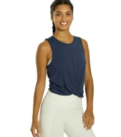 Everyday Yoga Twisted Layering Crop Tank