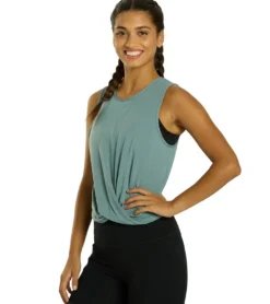 Everyday Yoga Twisted Layering Crop Tank