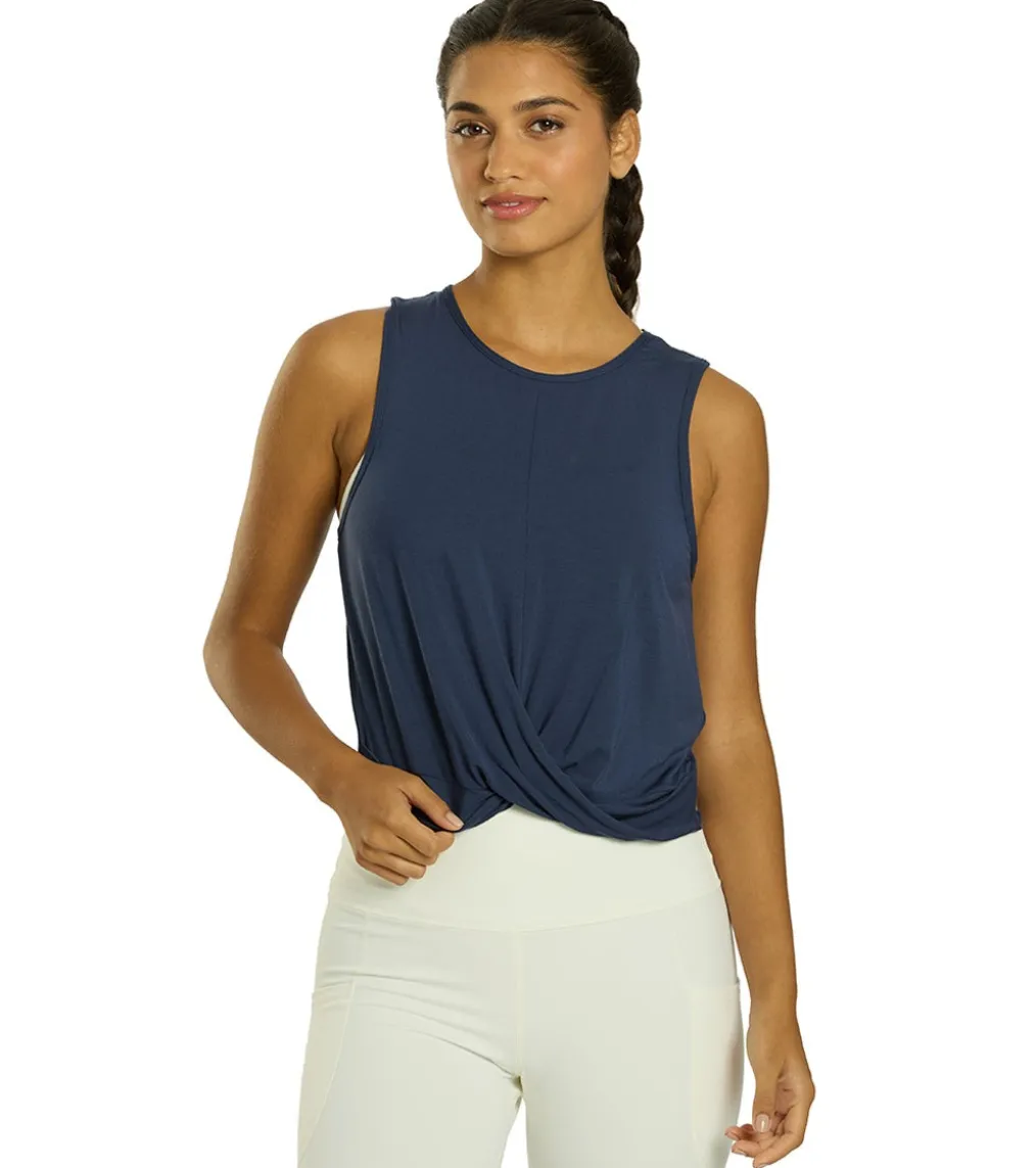 Everyday Yoga Twisted Layering Crop Tank