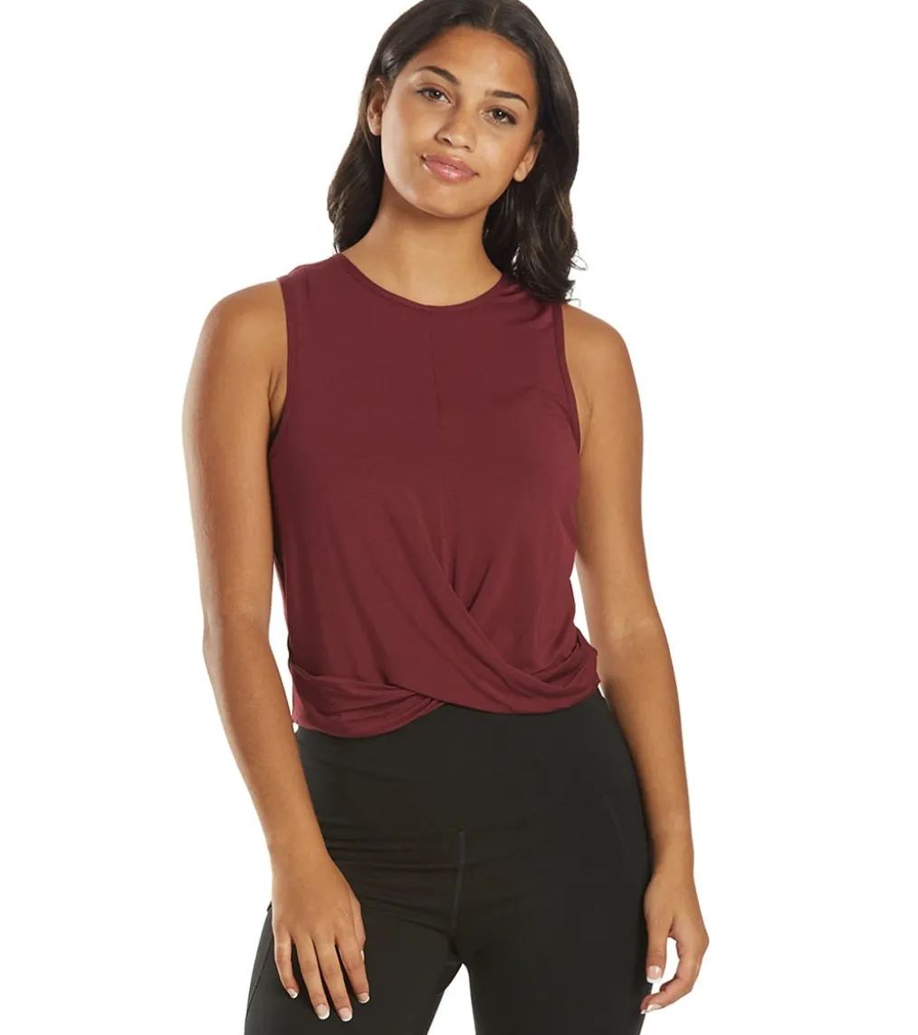 Everyday Yoga Twisted Layering Crop Tank