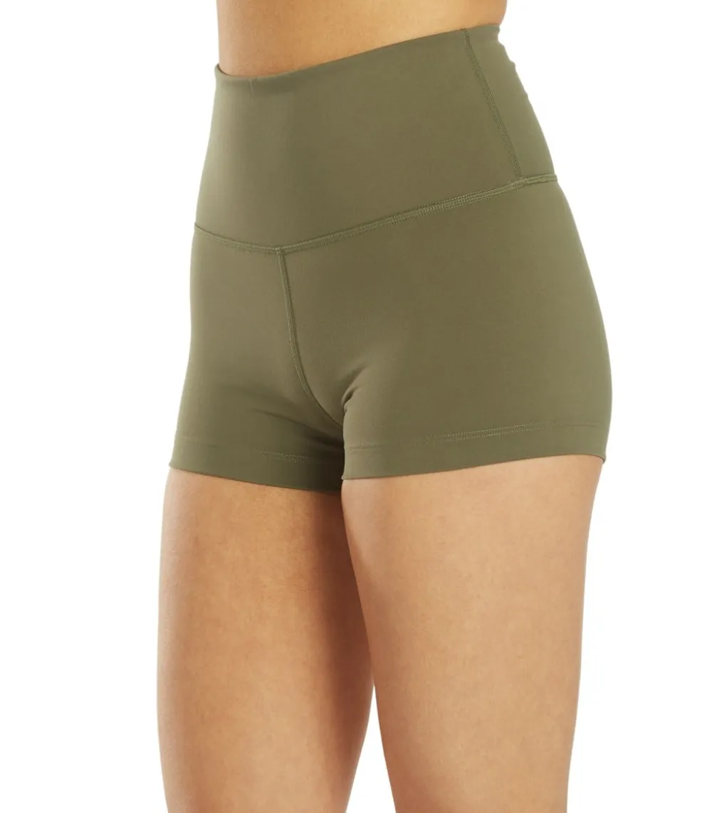 Everyday Yoga Uphold Solid High Waisted Hot Yoga shorts 1"