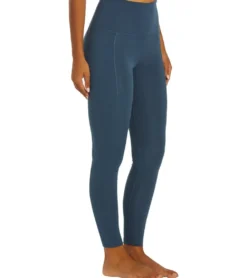 Everyday Yoga Uphold Solid High Waisted 7/8 Leggings With Pockets 25"