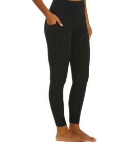 Everyday Yoga Uphold Solid High Waisted 7/8 Leggings With Pockets 25