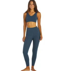 Everyday Yoga Uphold Solid High Waisted 7/8 Leggings With Pockets 25