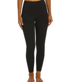 Everyday Yoga Uphold Solid High Waisted 7/8 Leggings With Pockets 25