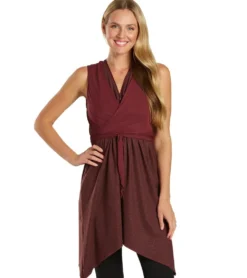 Everyday Yoga Wondrous Cheetah Wrap Dress