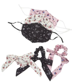 Free People Floral Mask and Scrunchie Set