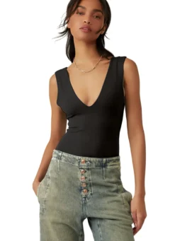 Free People Keep It Sleek Bodysuit