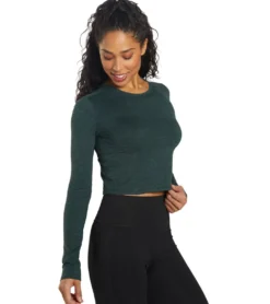 Girlfriend Collective RESET Cropped Long Sleeve