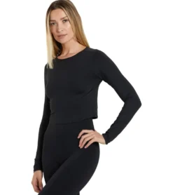 Girlfriend Collective RESET Cropped Long Sleeve