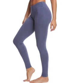Hard Tail Flat Waist Cotton Ankle Yoga Leggings