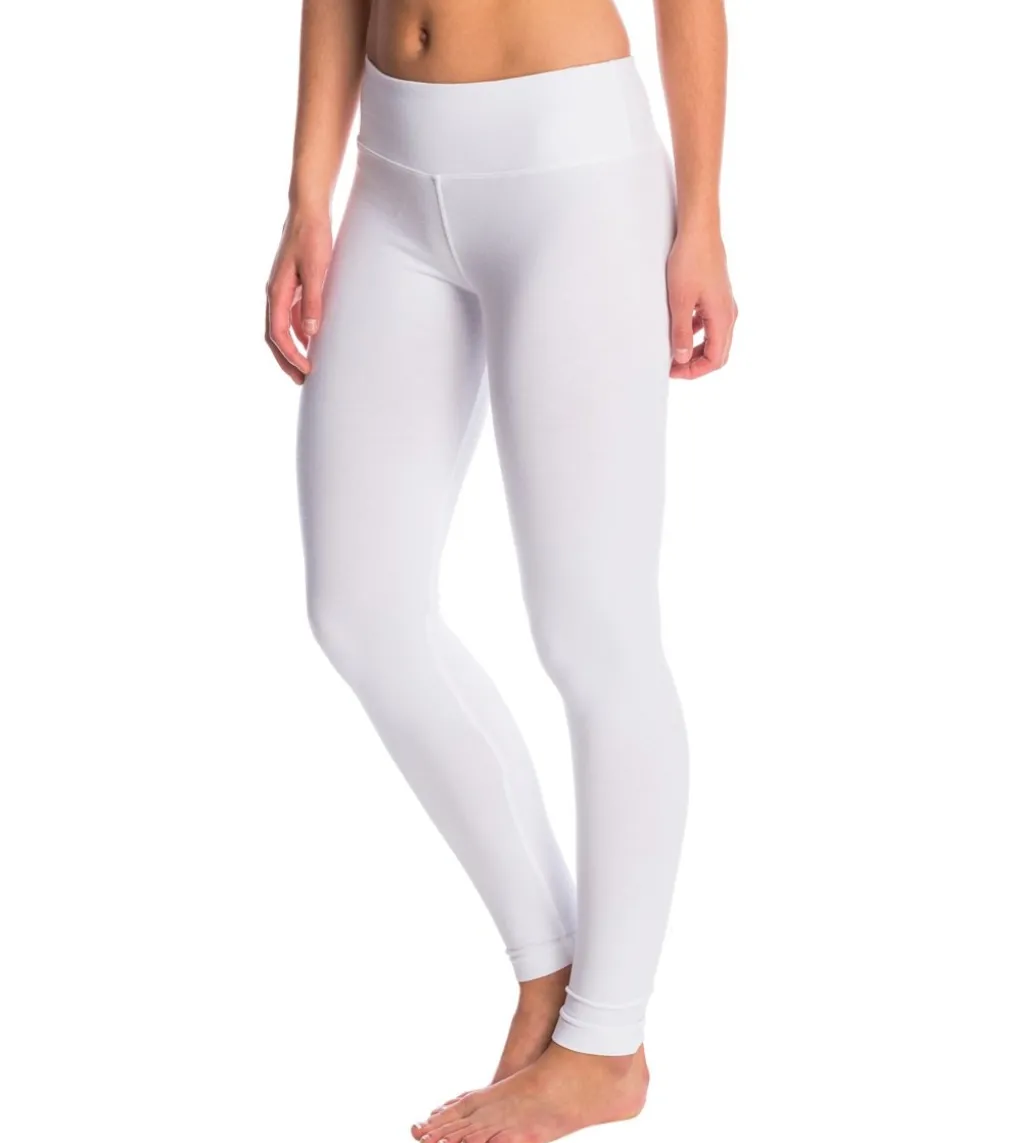 Hard Tail Flat Waist Cotton Ankle Yoga Leggings