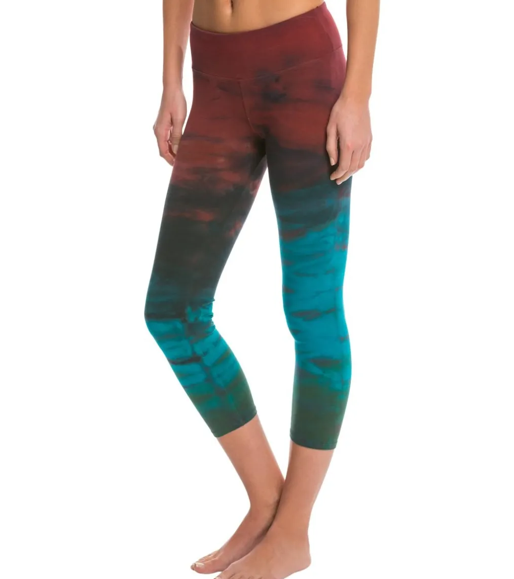 Hard Tail Flat Waist Cotton Ankle Yoga Leggings