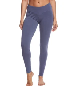 Hard Tail Flat Waist Cotton Ankle Yoga Leggings