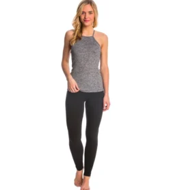 Hard Tail Flat Waist Cotton Ankle Yoga Leggings