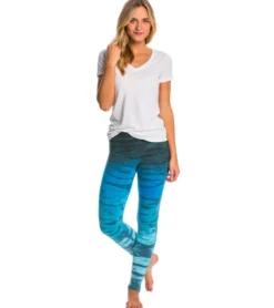 Hard Tail Flat Waist Cotton Ankle Yoga Leggings