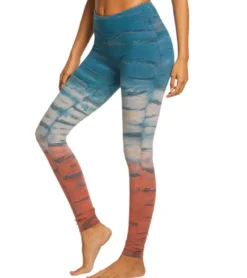 Hard Tail Flat Waist Cotton Ankle Yoga Leggings