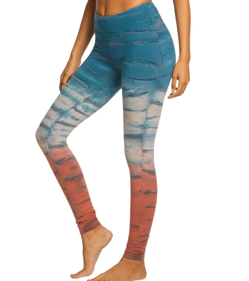 Hard Tail Flat Waist Cotton Ankle Yoga Leggings