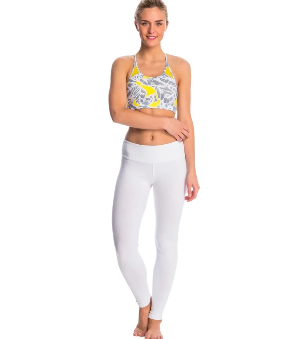 Hard Tail Flat Waist Cotton Ankle Yoga Leggings