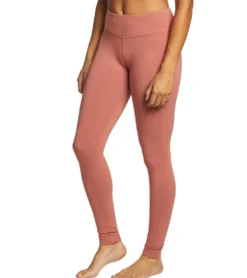 Hard Tail Flat Waist Cotton Ankle Yoga Leggings