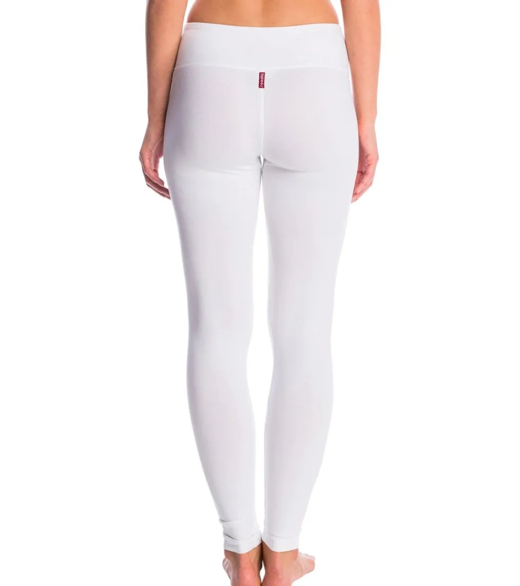 Hard Tail Flat Waist Cotton Ankle Yoga Leggings
